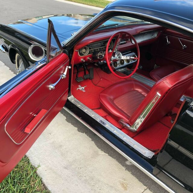 1965 Black Ford Mustang Fastback