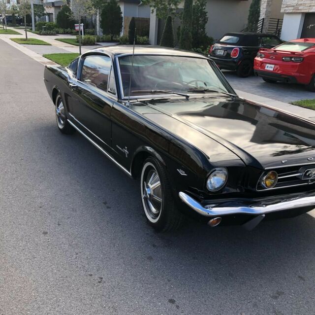 1965 Black Ford Mustang Fastback