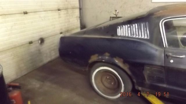1967 Blue Ford Mustang Fastback