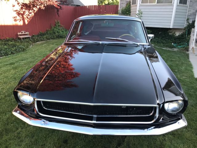 1967 Black Ford Mustang Fastback