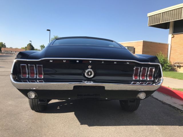 1967 Black Ford Mustang Fastback