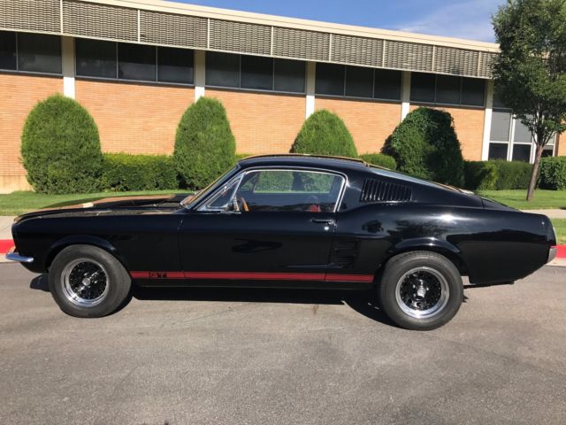 1967 Black Ford Mustang Fastback