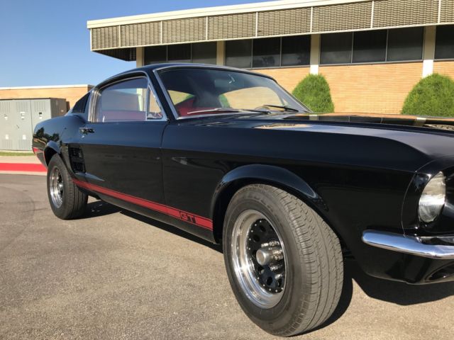 1967 Black Ford Mustang Fastback