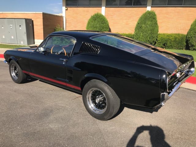 1967 Black Ford Mustang Fastback