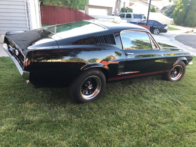 1967 Black Ford Mustang Fastback