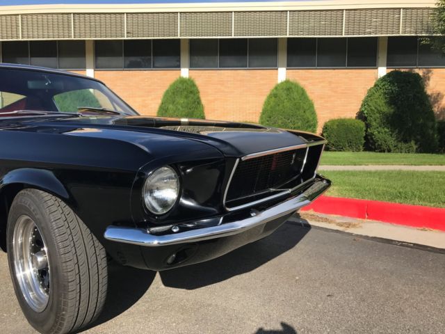 1967 Black Ford Mustang Fastback