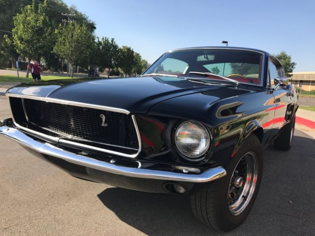 1967 Black Ford Mustang Fastback