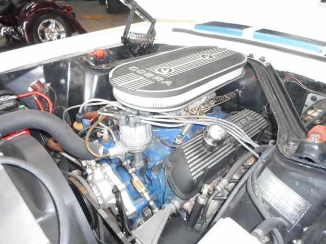 1968 White Ford Mustang Fastback