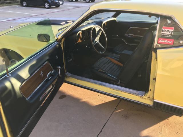 1970 Yellow Ford Mustang Fastback