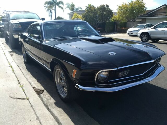 1970 Black Ford Mustang