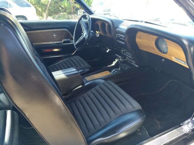 1970 Black Ford Mustang