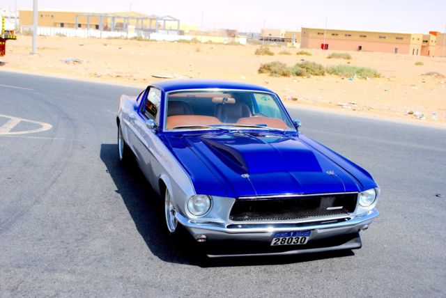 1965 Sterling Silver & Liquid Metal Blue Ford Mustang Coupe