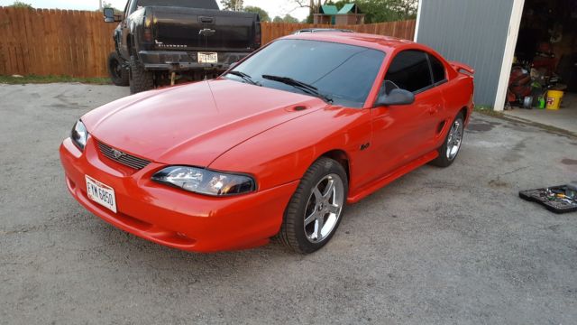1994 Red Ford Mustang Coupe