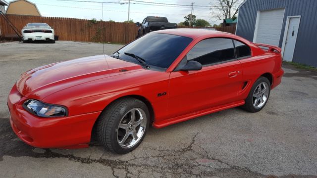 1994 Red Ford Mustang Coupe