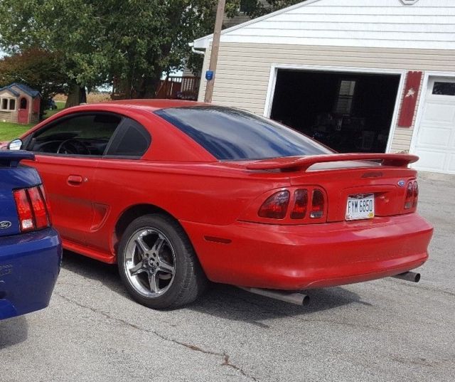 1994 Red Ford Mustang Coupe