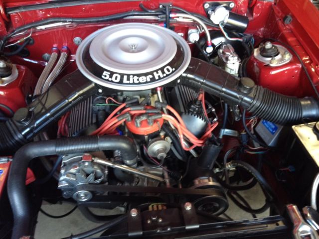 1982 Burgundy Ford Mustang Coupe