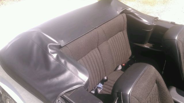 1989 White Ford Mustang Convertible