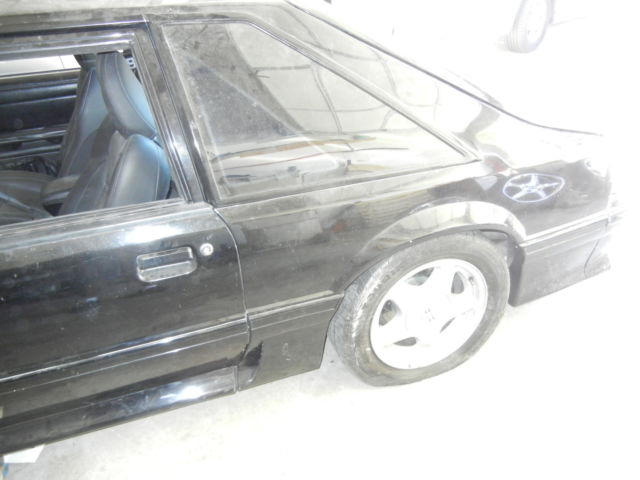 1993 Black Ford Mustang Hatchback