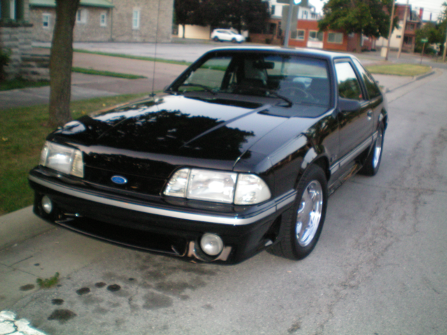 1991 Black Ford Mustang Coupe