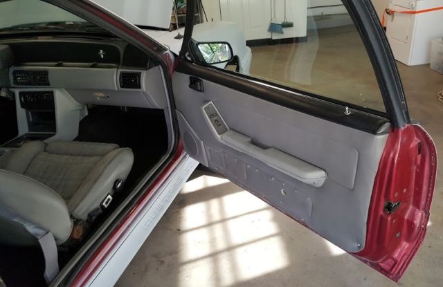 1993 Gray Ford Mustang Hatchback