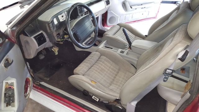 1993 Gray Ford Mustang Hatchback