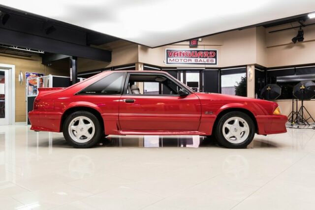 1991 Red Ford Mustang Coupe
