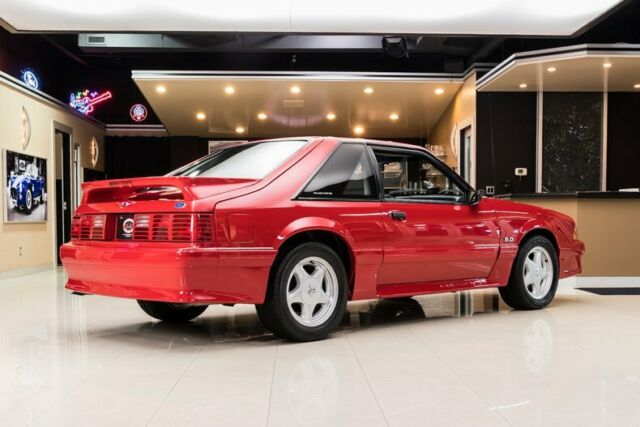 1991 Red Ford Mustang Coupe
