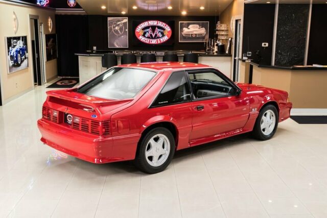 1991 Red Ford Mustang Coupe