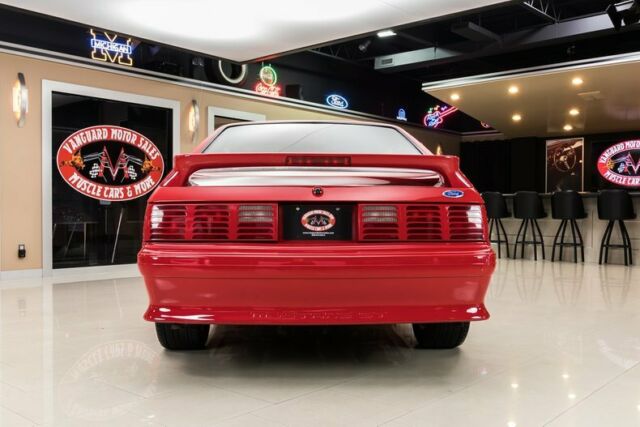 1991 Red Ford Mustang Coupe