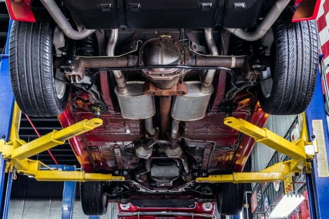 1991 Red Ford Mustang Coupe