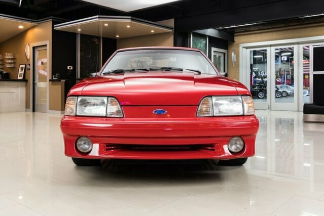 1991 Red Ford Mustang Coupe