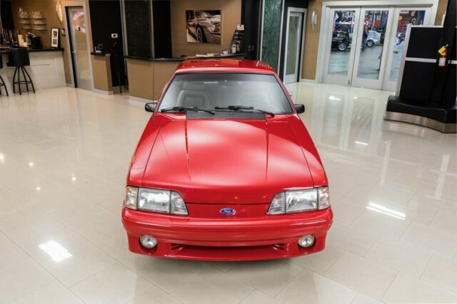 1991 Red Ford Mustang Coupe