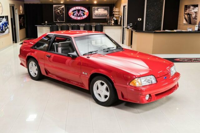 1991 Red Ford Mustang Coupe