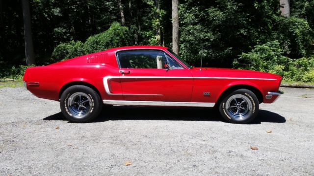 1968 Candy Apple Red Ford Mustang Coupe