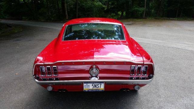 1968 Candy Apple Red Ford Mustang Coupe
