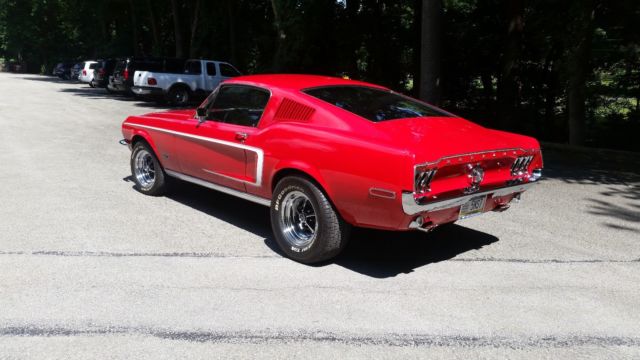 1968 Candy Apple Red Ford Mustang Coupe