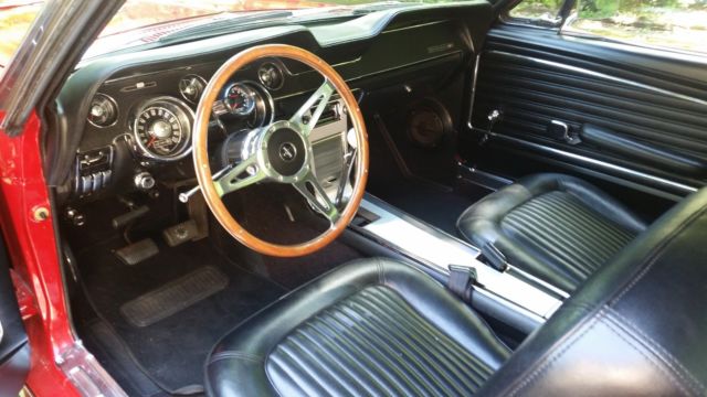 1968 Candy Apple Red Ford Mustang Coupe