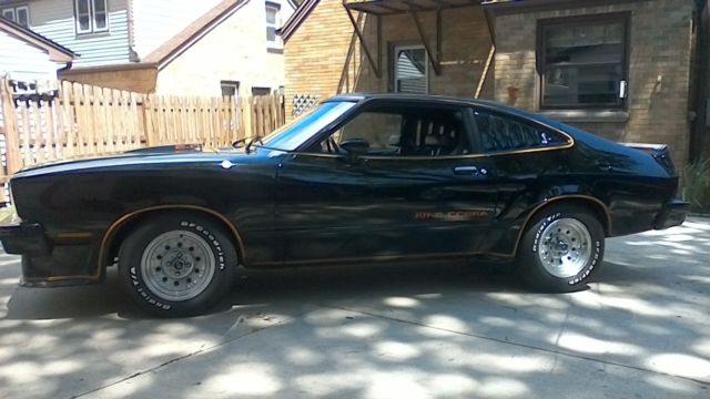 1978 Black Ford Mustang Hatchback