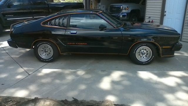 1978 Black Ford Mustang Hatchback