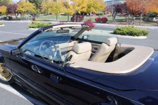 1988 Blue Ford Mustang Convertible