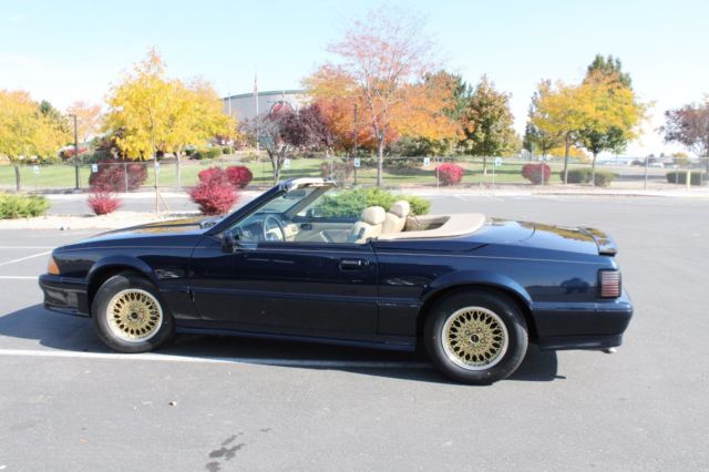 1988 Blue Ford Mustang Convertible