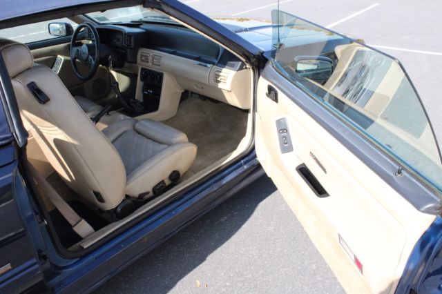 1988 Blue Ford Mustang Convertible