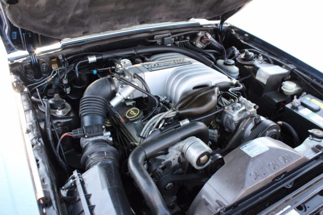 1988 Blue Ford Mustang Convertible