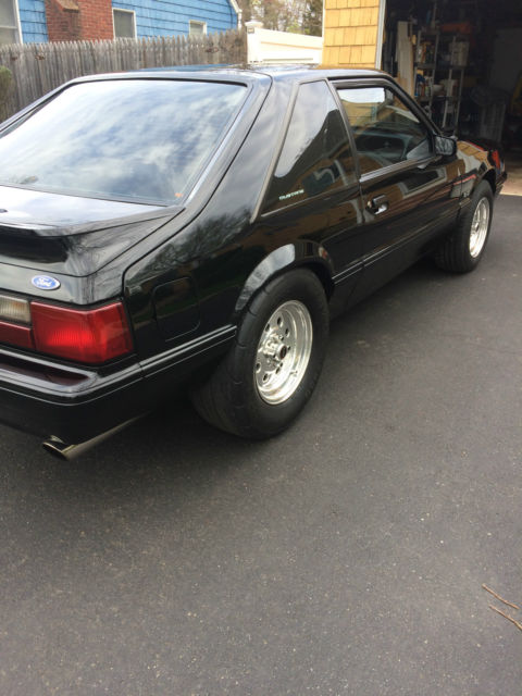 1992 Black Ford Mustang Hatchback