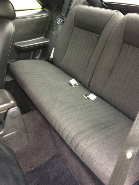 1992 Black Ford Mustang Hatchback