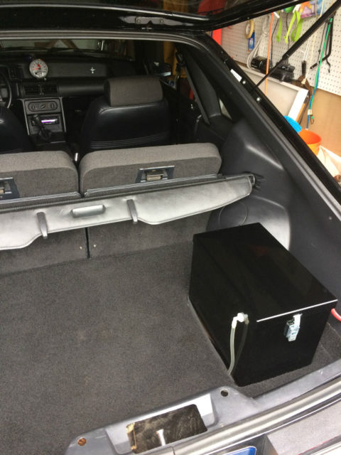 1992 Black Ford Mustang Hatchback