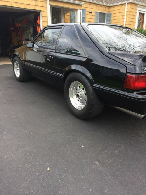 1992 Black Ford Mustang Hatchback