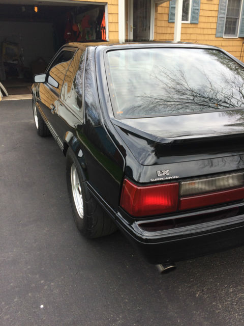 1992 Black Ford Mustang Hatchback