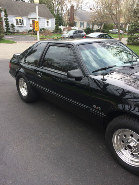 1992 Black Ford Mustang Hatchback