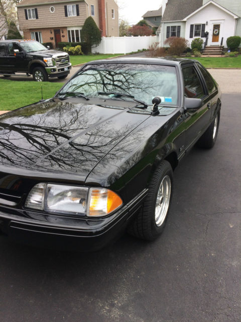 1992 Black Ford Mustang Hatchback